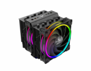 Akasa AK-CC4026HP01 AKASA chladič CPU SOHO H7 Dual Tower RGB, 2x 120mm, LGA1700, AM5