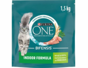 PURINA One Bifensis Indoor Formula - suché krmivo pro kočky - 1,5 kg