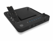 Icy Box Station/Replicator IB-2915MSCL-C31 M.2 Dokovací/Klonovací stanice pro M.2 0NVMe a SATA 2.5/3.5 SSD/HDD