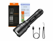 Svítilna Superfire C8-H – 1200 lm, USB, 250 m, 5 režimů