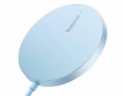 Baseus bezdrátová nabíječka do sítě Simple Mini3 15W USB-C modrá