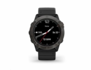 Garmin epix Pro (Gen 2) Glass - 51 mm - Gray / Black Silicone Band EU