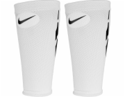 Nike Fotbalové návleky Guard Lock Elite Sleeves, bílé, velikost L (SE0173 103)
