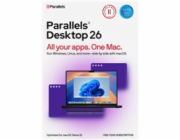 Parallels Desktop Subscription 1 Year, EN/FR/DE/IT/ES/PL/CZ/PT