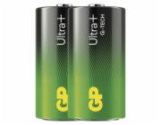 GP C Ultra Plus, alkalická (LR14) - 2 ks