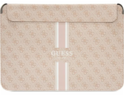 Guess PU 4G Printed Stripes Computer Sleeve 16" růžový Guess 4G Printed Stripes Computer sleeve je perfektní obal pro notebook s úhlopříčkou displeje až do 16"
