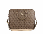 Guess PU 4G Metal Logo Taška na Notebook 15/16" Brown