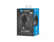 Natec CRAKE 2 NMY-2049 Bezdrátová vertikální myš Natec CRAKE 2 pro leváky. 2400DPI BT 5.2 + 2/Kancelářská/Optická/Pro levák