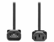 NEDIS napájecí prodlužovací kabel/ konektor IEC-320-C14/ konektor IEC-320-C13/ černý/ bulk/ 5m