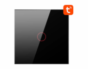 Smart Light Switch WiFi Avatto TS02-EU-B1 1 Way TUYA (black)