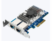 QNAP QXG-10G2T Síťová rozšiřující karta pětirychlostní sítě 10 GbE, dvouportová 10GBASE-T