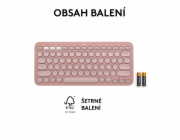 Logitech Pebble Keys 2 K380s - TONAL ROSE - US INT L - BT - INTNL-973 - UNIVERSAL