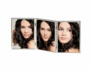Walther Chloe silver 3x13x18  Portrait Triple Frame     WD338S