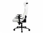 AROZZI herní židle VERNAZZA XL SoftPU White/ povrch polyuretan/ bílá