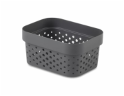 Box Curver Infinity Dots 1,4L šedý