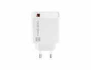 Ribera 1x USB-A 18W nástěnná nabíječka, bílá