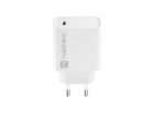 Ribera 1x USB-C 20W nástěnná nabíječka, bílá