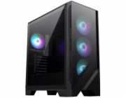 MSI skříň MAG FORGE 320R AIRFLOW/ bez zdroje/ levé temperované sklo/ 4x 120 mm A-RGB fan/ 2x USB3.2/ černá