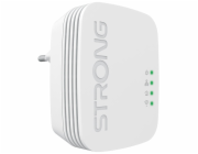 STRONG sada 2 adaptérů Powerline WF 600 DUO MINI/ Powerline 600 Mbit/s/ Wi-Fi 300 Mbit/s/ 2x LAN/ bílý
