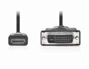 Nedis CCGL34800BK20 NEDIS kabel HDMI - DVI/ konektor HDMI - zástrčka DVI-D 24+1pinová/ černý/ bulk/ 2m