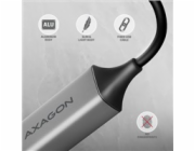 AXAGON adaptér USB-A + USB-C na GLAN(RJ-45) / ADE-TXCA / USB 3.2 Gen1 / 15cm / kovové tělo