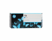 HP 738 300-ml Cyan DesignJet Ink Cartridge