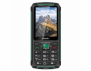 EVOLVEO StrongPhone W4, vodotěsný odolný Dual SIM telefon, černo-zelená