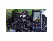 EVOLVEO StrongPhone Z6, vodotěsný odolný Dual SIM telefon, černo-oranžová