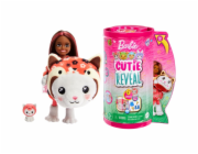 Mattel Barbie Cutie Reveal Chelsea Costume Cuties Series - Kitty Red Panda, panenka