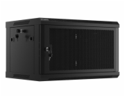 LANBERG 19" RACKOVÁ SKŘÍŇ PRO MONTÁŽ NA STĚNU 6U/600X450 S PERFOROVANÝMI DVEŘMI ČERNÁ-PLOCHÉ BALENÍ