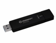 Kingston Ironkey D500S/64GB/USB 3.2/USB-A/Černá