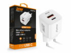 Chytrá mini síťová nabíječka ALIGATOR Power Delivery 20W,...