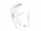 Chytrá síťová nabíječka ALIGATOR Power Delivery 40W, 2xUS...
