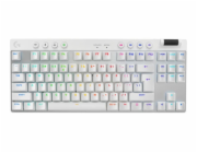 Logitech G PRO X TKL LIGHTSPEED Gaming Keyboard - WHITE - US INT L - 2.4GHZ/BT - TACTILE