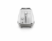 DeLonghi Icona Capitals CTOC 2103.W topinkovač, 2 topinky, 900 W, regulace teploty, automatické vypnutí, bílý