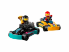 LEGO 60400 City Motokáry se závodníky, Stavebnice