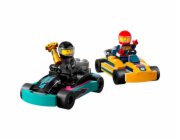 LEGO 60400 City Motokáry se závodníky, Stavebnice