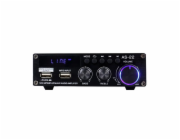 Blitzwolf AS-22 audio zesilovač, 45W, Bluetooth 5.0, USB + dálkový ovladač (černý)