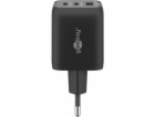 goobay USB-C PD víceportová rychlá nabíječka Nano 65 wattů
