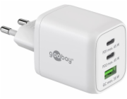 goobay USB-C PD víceportová rychlá nabíječka Nano 65 wattů