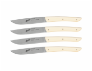 Berkel steak knife set 4-pcs.  Color cream