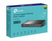 TP-Link CCTV switch TL-SG1210PP (9xGbE,1xGbE/SFP combo uplink, 1xGbE uplink, 6xPoE+,2xPoE++,123W, fanless)