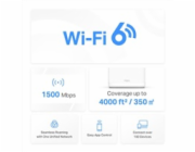 MERCUSYS Halo H60X(3-pack) WiFi6 Mesh (AX1500,2,4GHz/5GHz,3xGbELAN/WAN(1x XR Unit), 2xGbELAN/WAN (2x XS Unit)