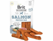Brit Jerky lososová proteinová tyčinka lahodná 80g