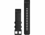 Garmin Řemínek QuickFit 20, nylonový, černý, černá přezka