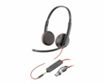 Poly Blackwire 3225 náhlavní souprava, 3.5 mm jack + USB-C/A adaptér, stereo (bulk)