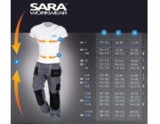 Bunda Sara Workwear, zelená, bavlna/polyester, velikost XL