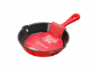 Litinová pánev GRAND FEU FRYP15R, O15,5 cm, červená