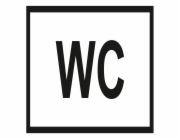 Samolepka na WC 120x120mm