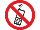 Samolepka telefonování je zakázána 130x130mm